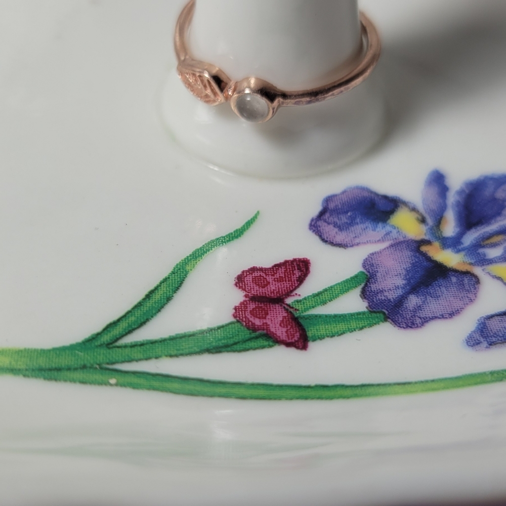 ❤ 925-SILVER RING BRONCE COLOR SIZE 7 - Picture 5 of 8